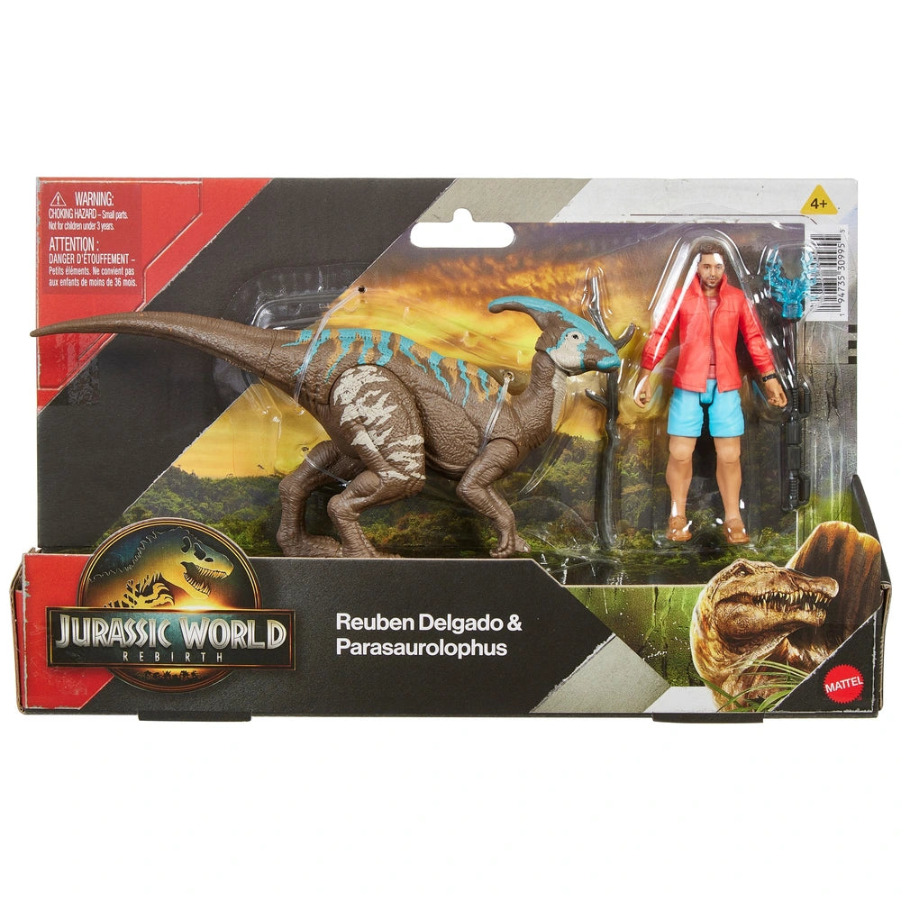 Jurassic World Rebirth Action Figures Human And Dinosaur 2 Pack Assortment