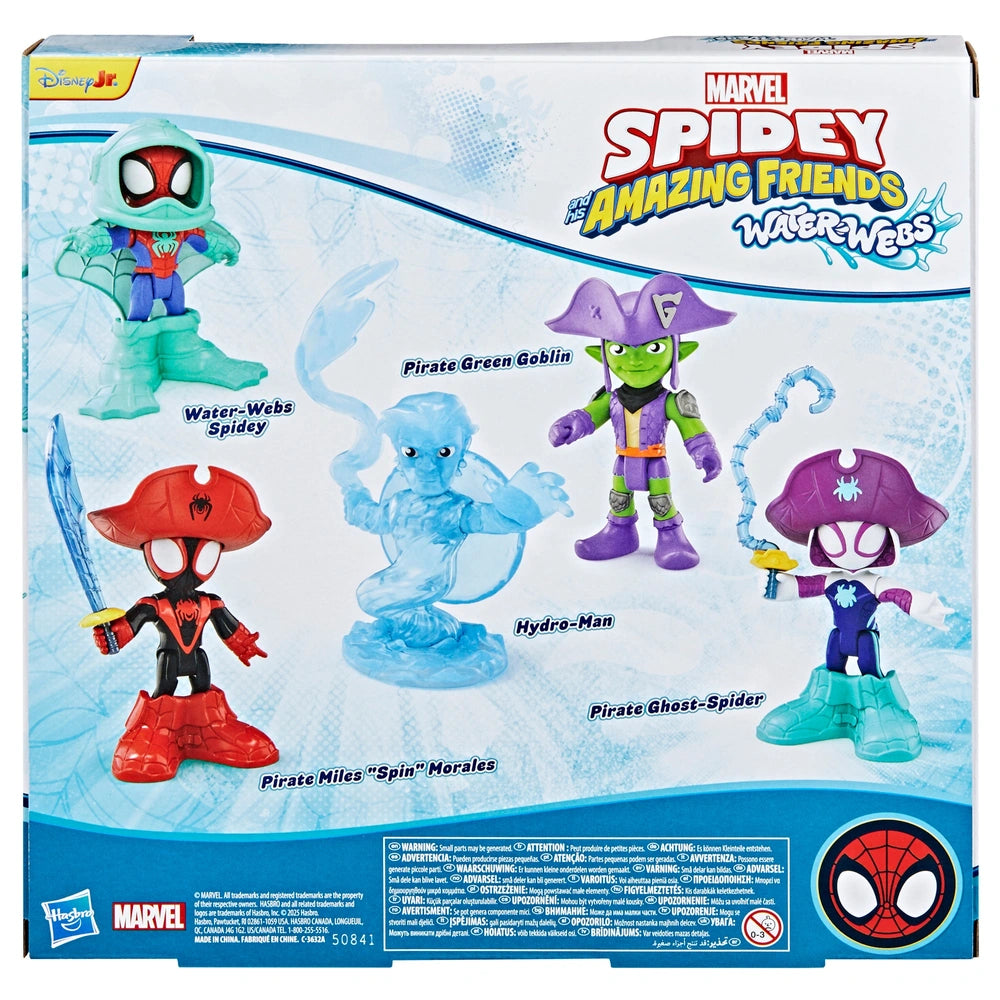 Marvel Spidey And His Amazing Friends Water-Webs Open Water And Pirates Pack