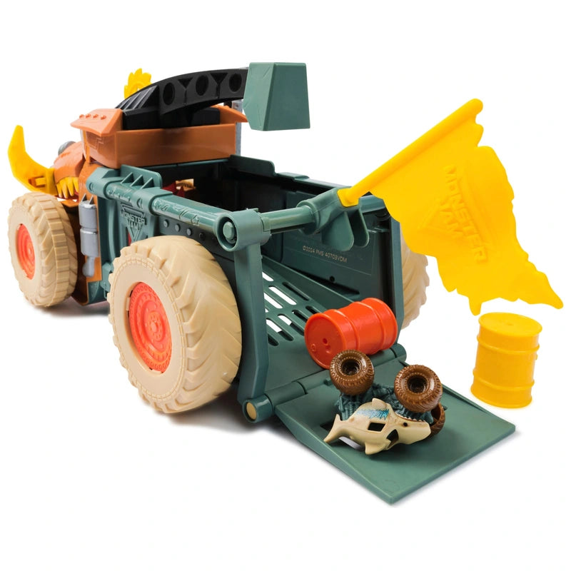 Monster Jam Monster Trucks Mini Jams Playset Megalodon Mad Hog Chomper