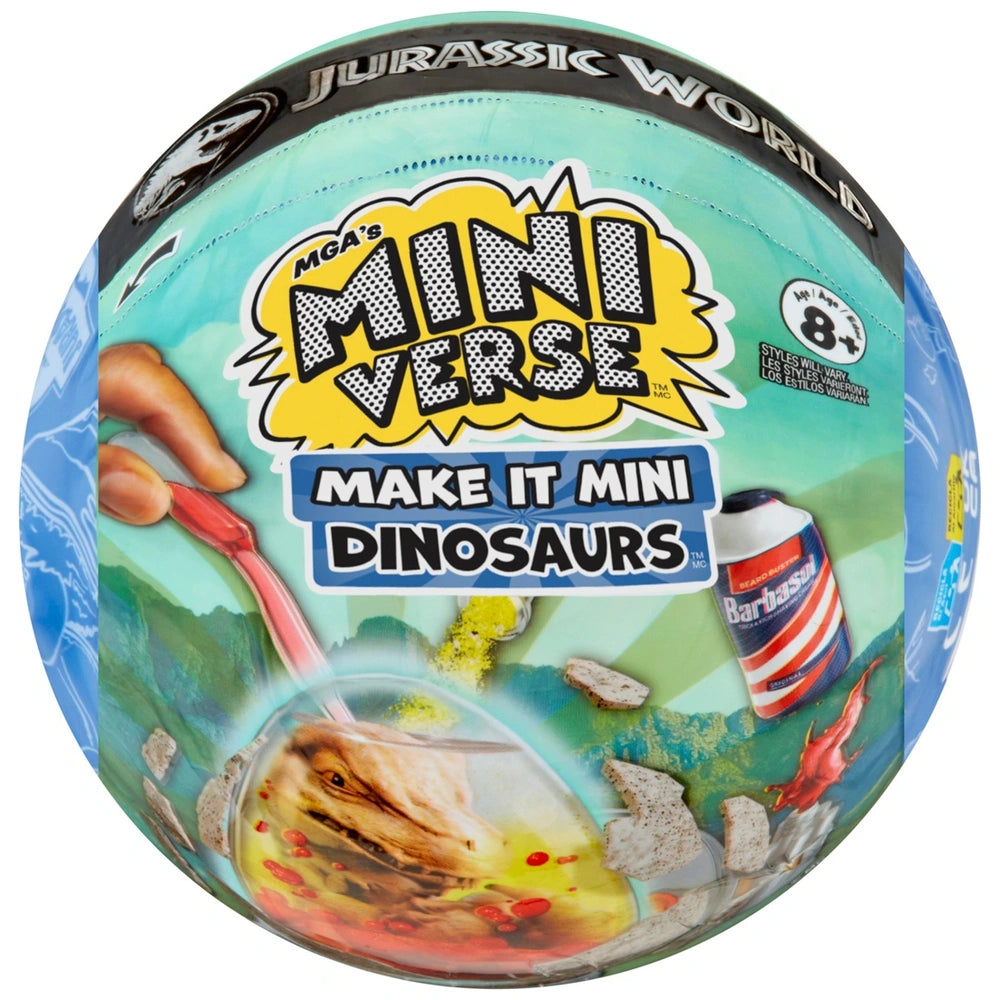Mga's Miniverse Make It Mini Dinosaurs Jurassic World Assortment