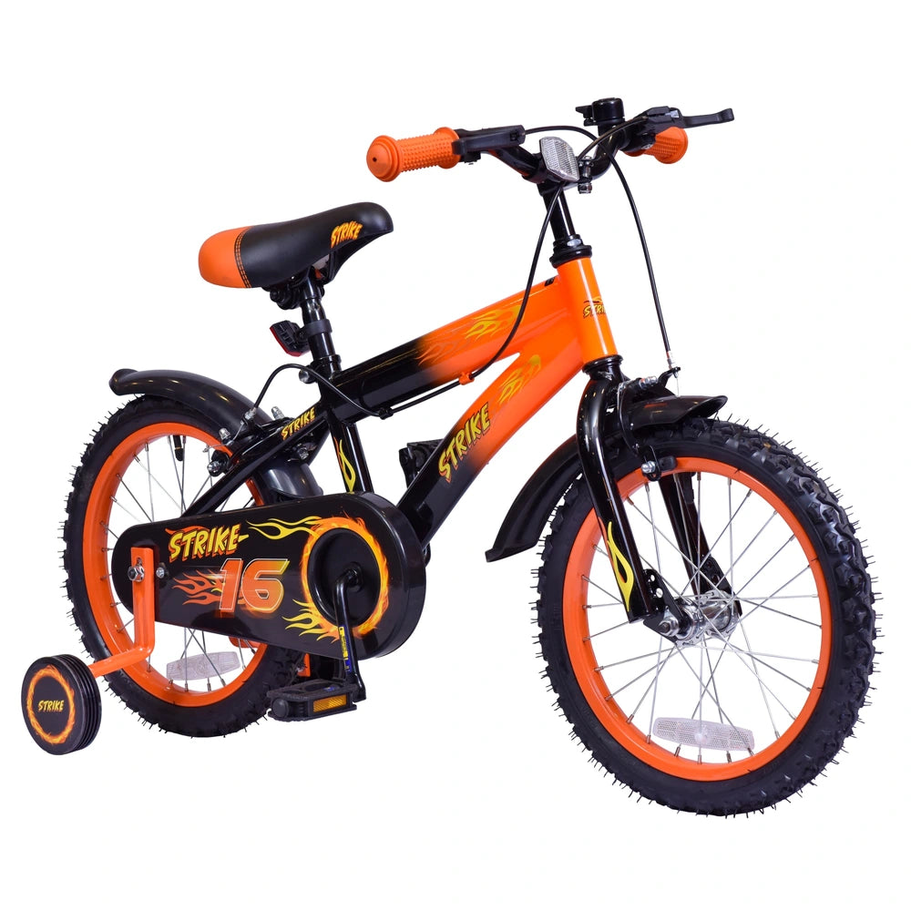 16 Inch Strike Bike Orange & Black