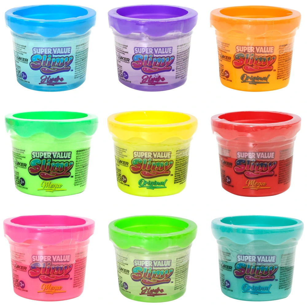 Slimy Super Value Tubs 4Oz Assortment