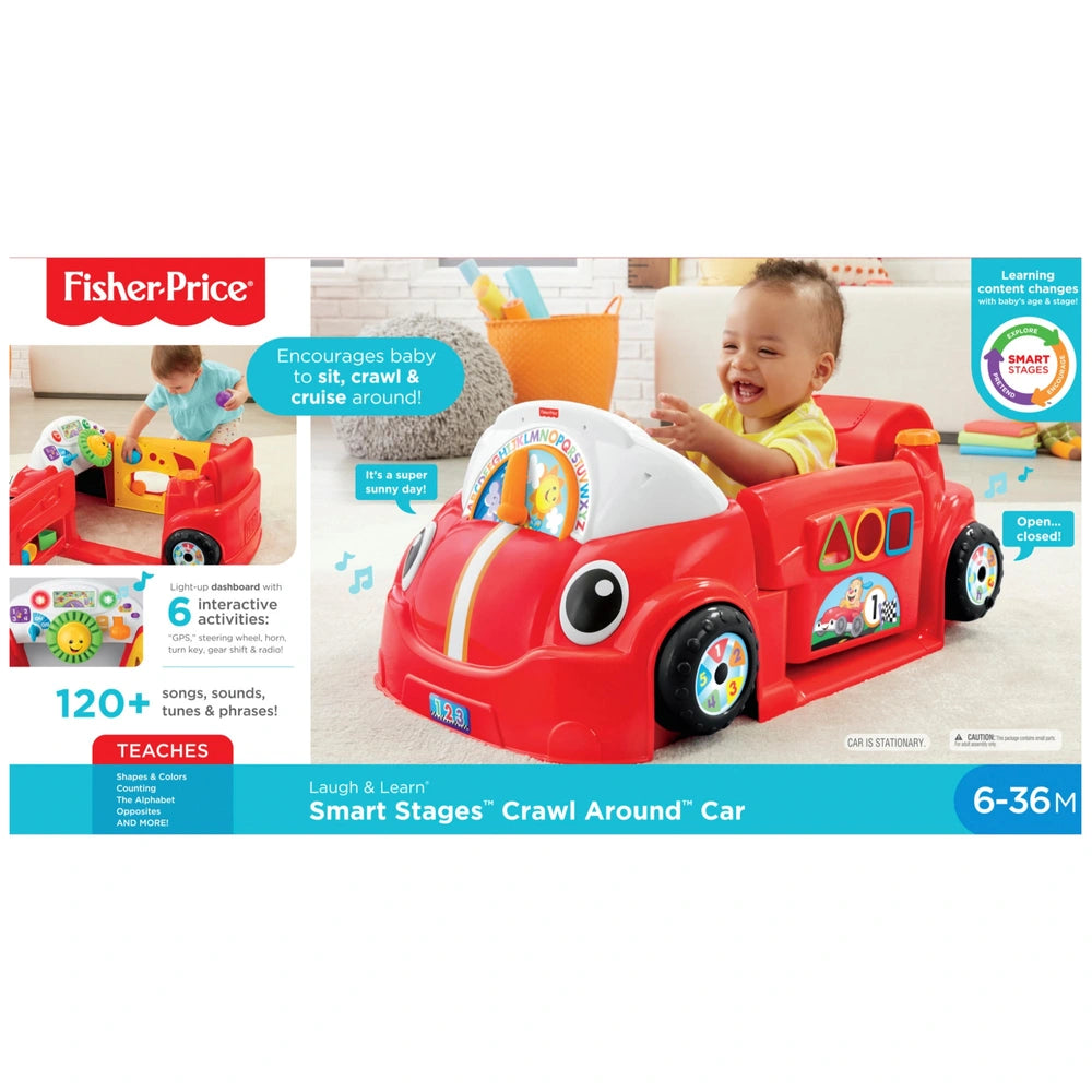 Fisher-Price Laugh & Learn Smart Stages Crawl Around Car