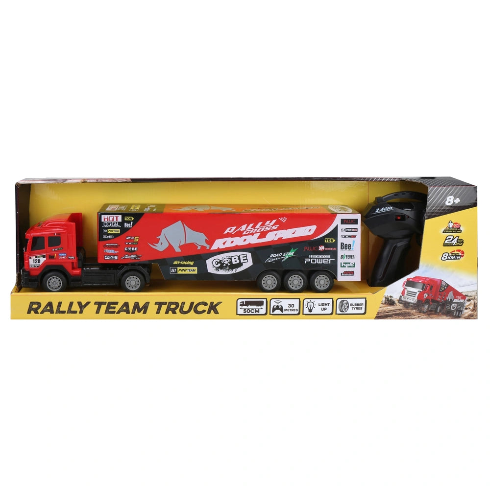 Remote Control Light-Up Rally Team Truck