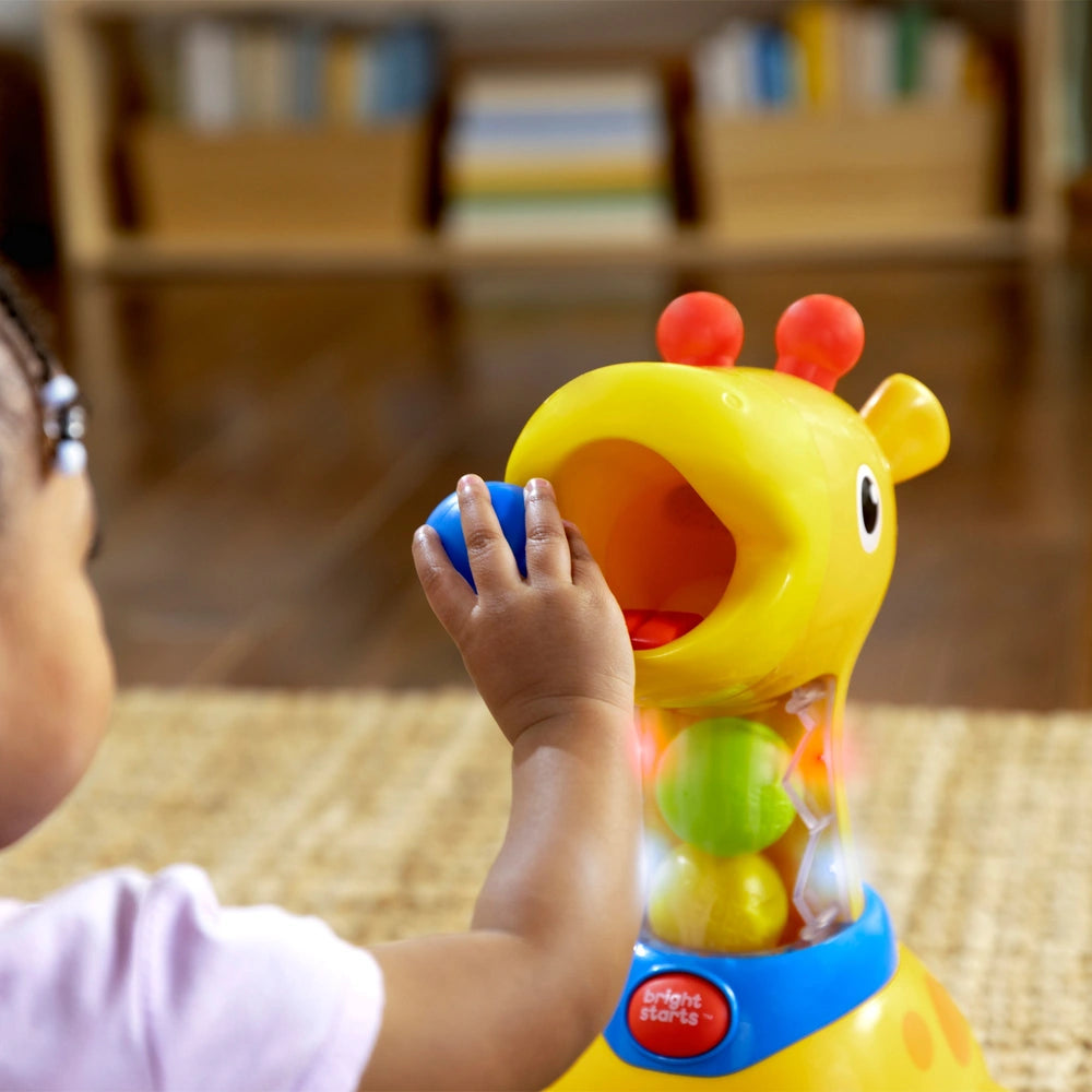 Bright Starts Toy Spinnin' Spots Giraffe Ball Play