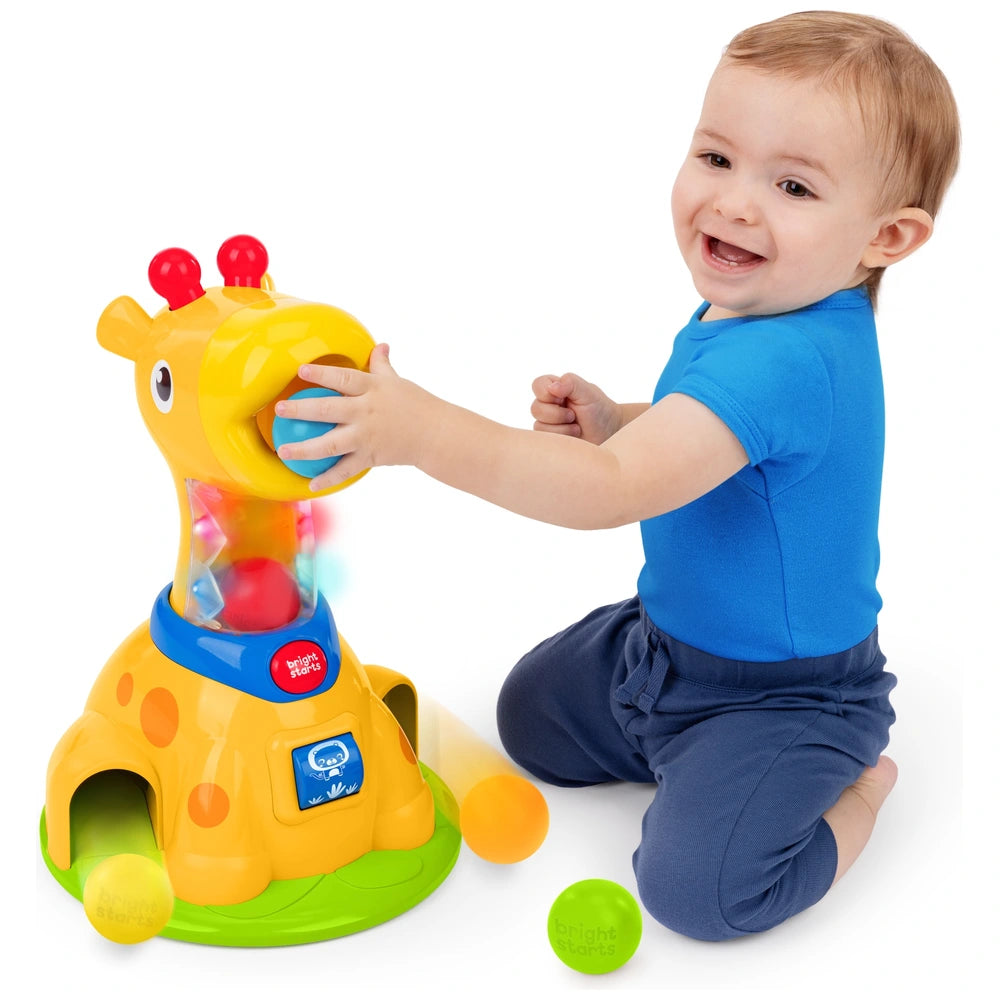 Bright Starts Toy Spinnin' Spots Giraffe Ball Play