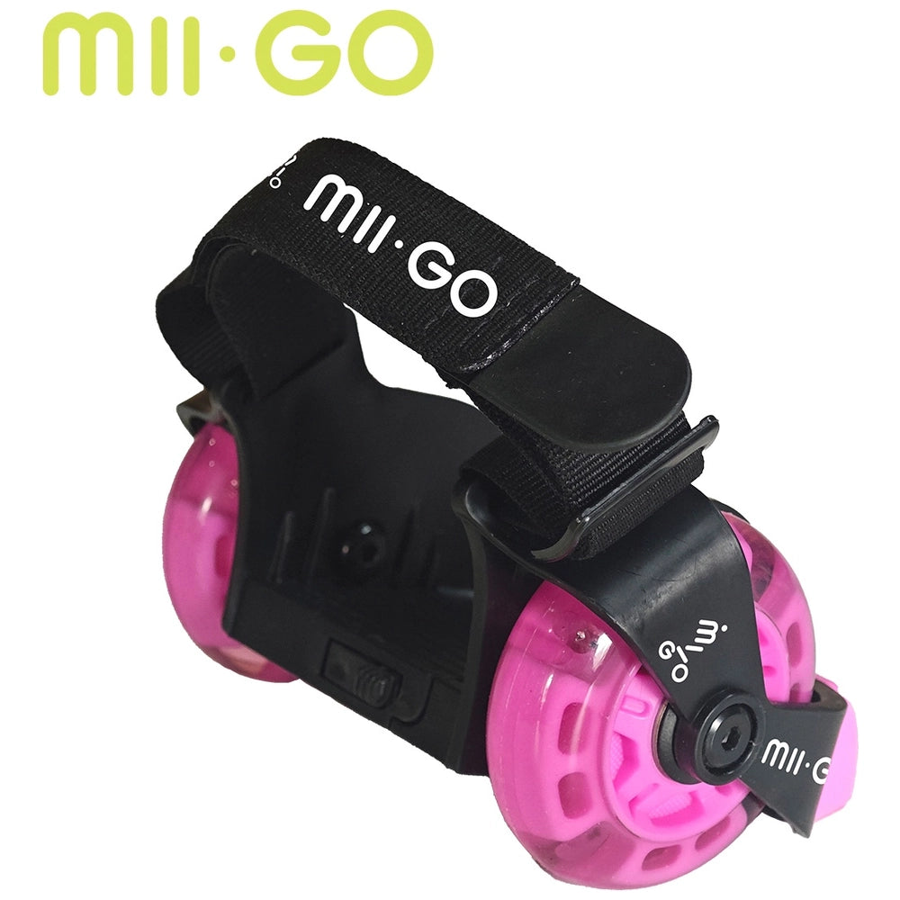 Mii Go Flashing Roller Wheeled Shoe Pink Skates With Lights