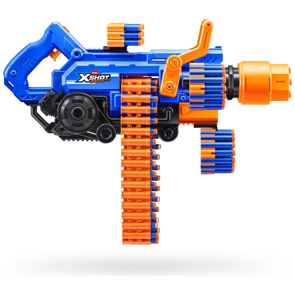 Xshot By Zuru Insanity Smoking Barrel Blaster With 72 Darts