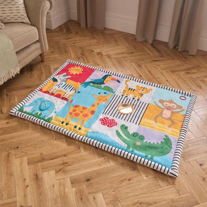 Little Discoveries By Bezou Safari Padded Play Mat