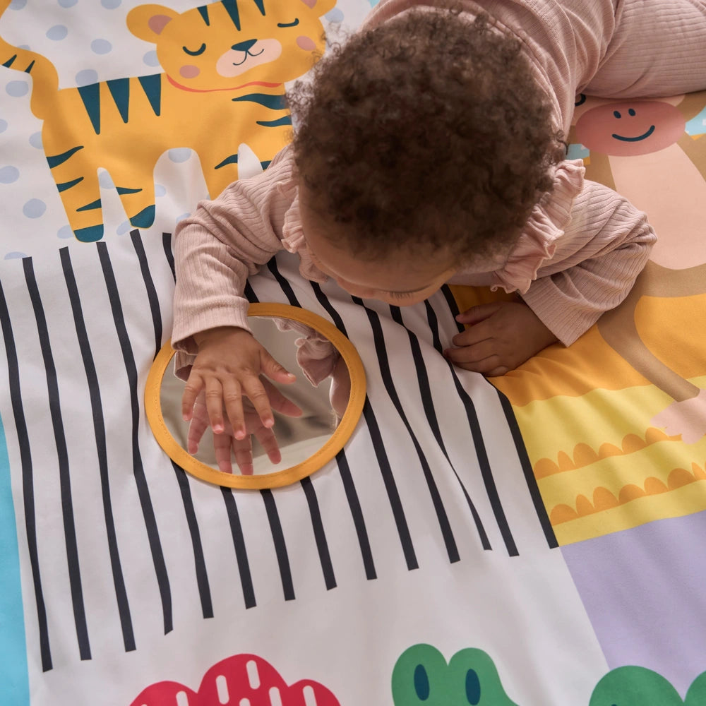 Little Discoveries By Bezou Safari Padded Play Mat