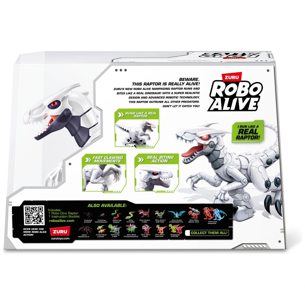 Robo Alive Robo Dino Raptor Robot Toy By Zuru