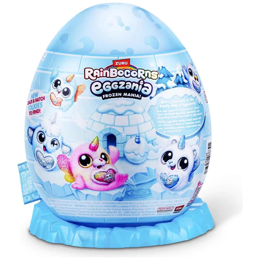 Rainbocorns By Zuru Eggzania Frozen Mania Surprise Plush Egg Frostine