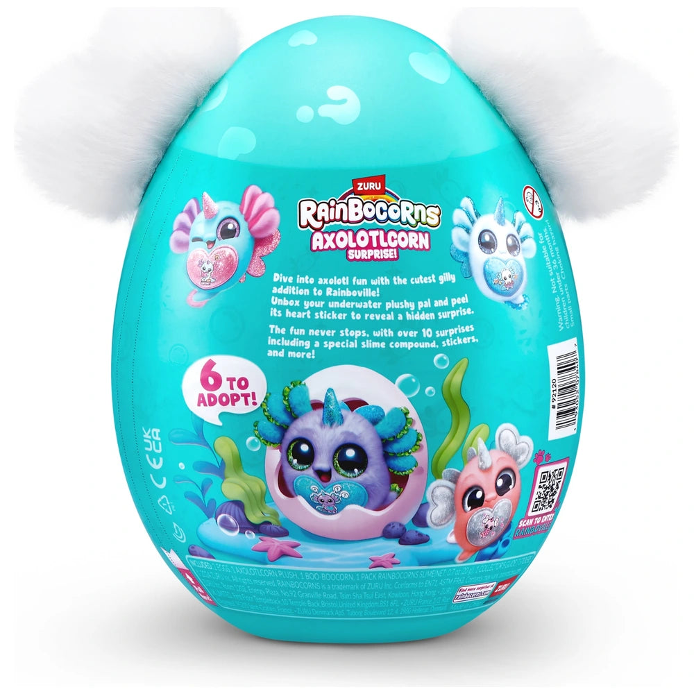 Rainbocorns By Zuru Axolotlcorn Surprise Plush Egg Assortment