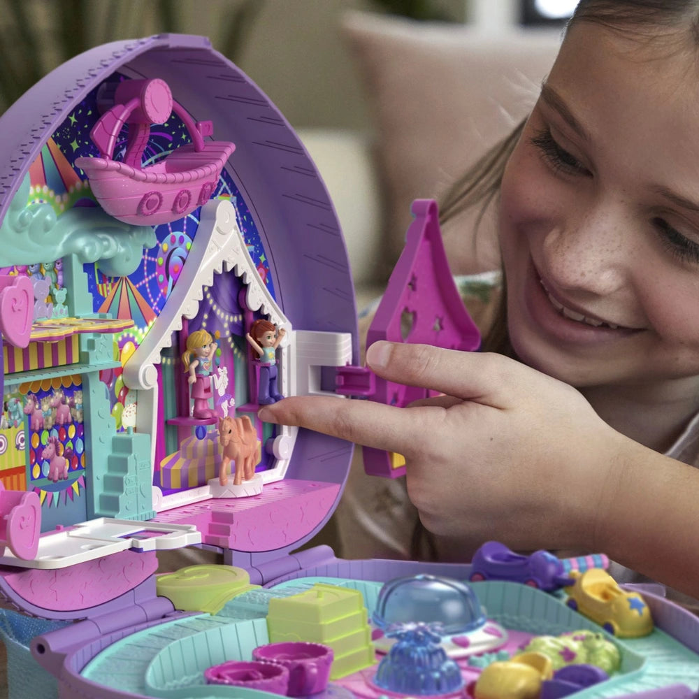 Polly Pocket Go Tiny! Backpack Compact Theme Park