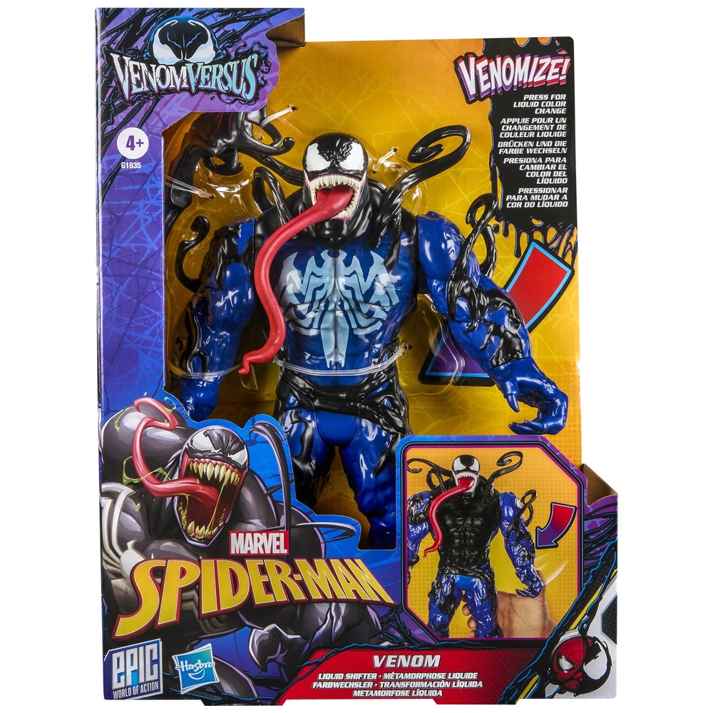 Marvel Spider-Man Venomversus Venom Liquid Shifter Action Figure 27Cm