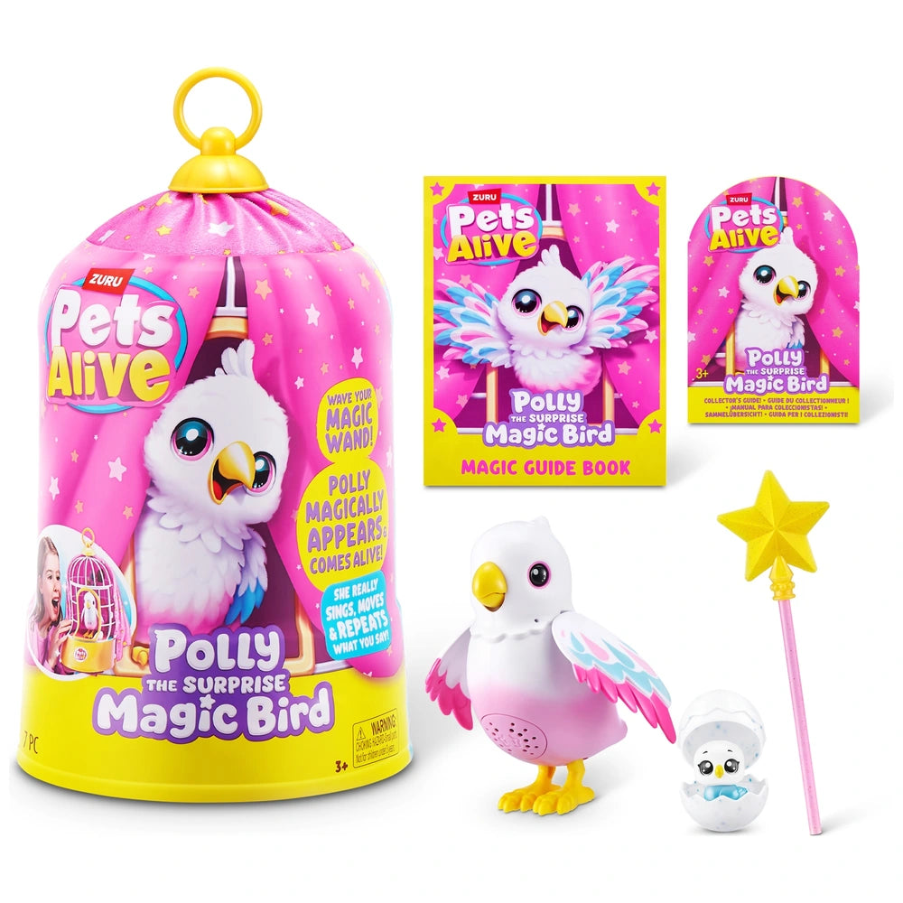 Pets Alive By Zuru Polly The Surprise Magic Bird