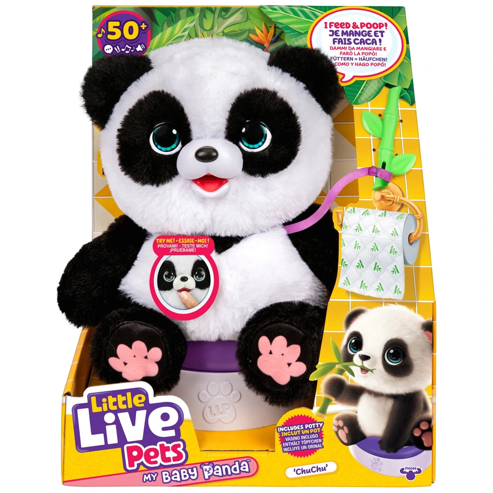 Little Live Pets Interactive Plush My Baby Panda Chuchu