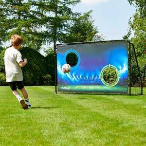 8Ft X 5Ft Arena Sports Metal Goal With Target