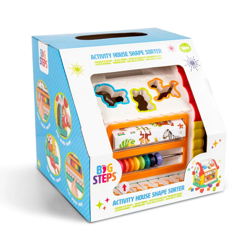 Big Steps Activity House Shape Sorter Set