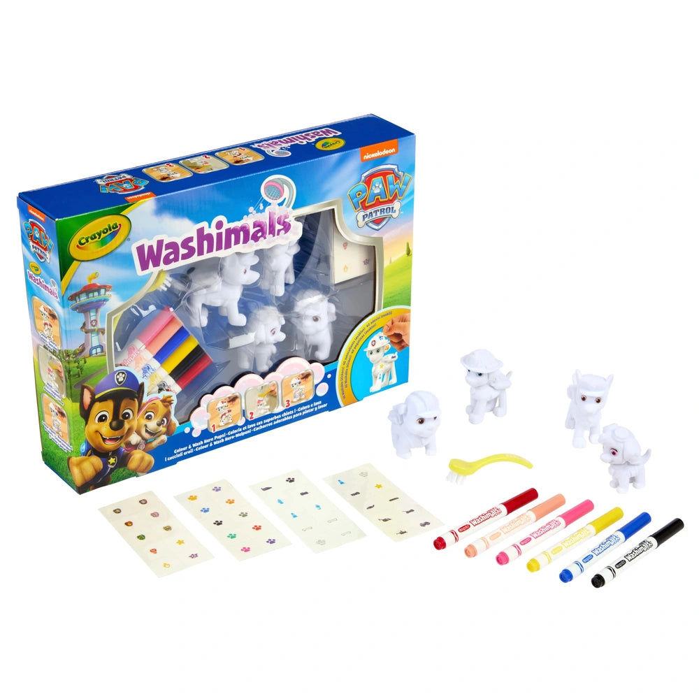 Crayola Washimals Paw Patrol Colour & Wash Hero Pups Set