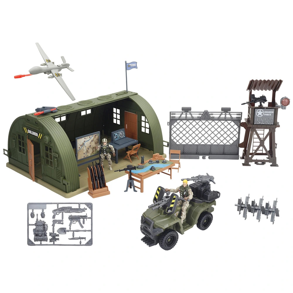 Soldier Force Command Compound Bunker Playset
