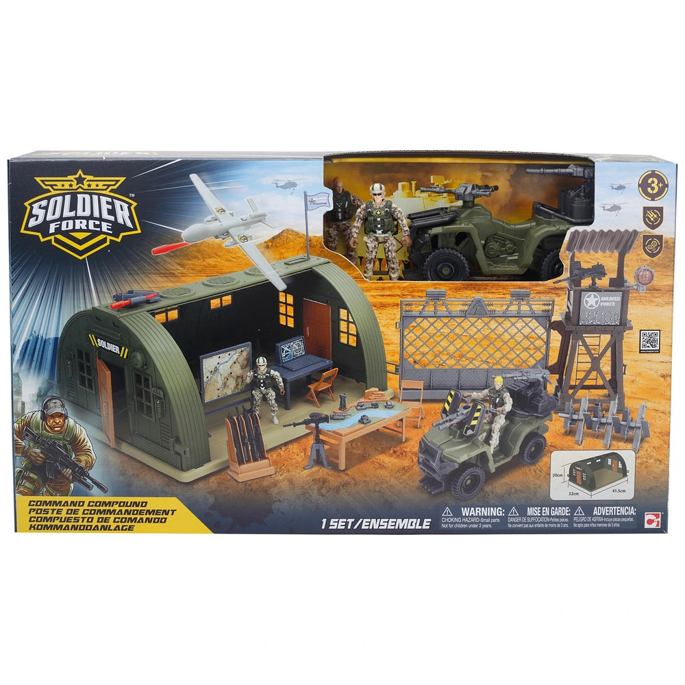Soldier Force Command Compound Bunker Playset