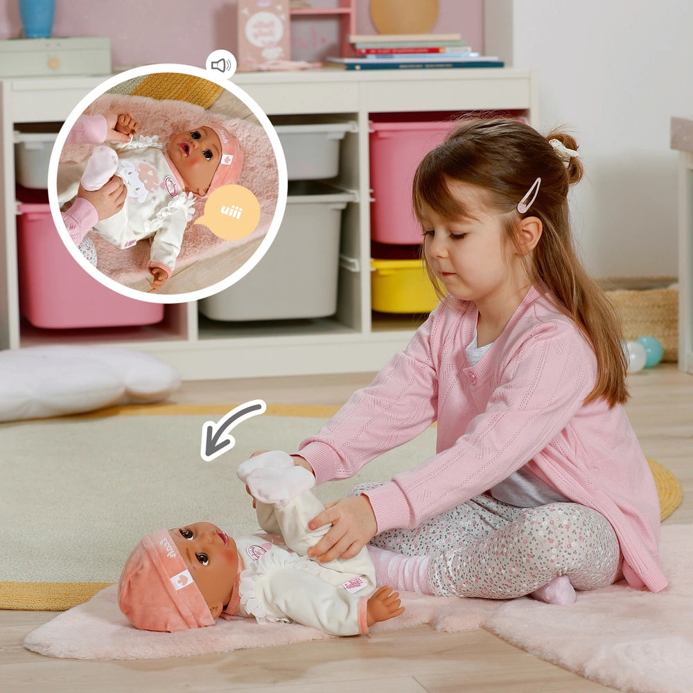 Baby Annabell Interactive Doll Active Leah 43Cm Baby Annabell Interactive Doll Active Leah 43Cm