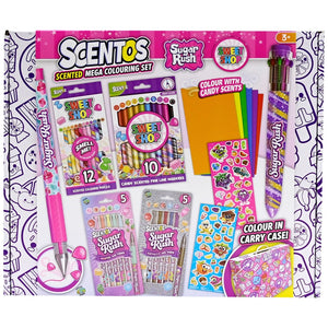 Scentos Sugar Rush Mega Colouring Set