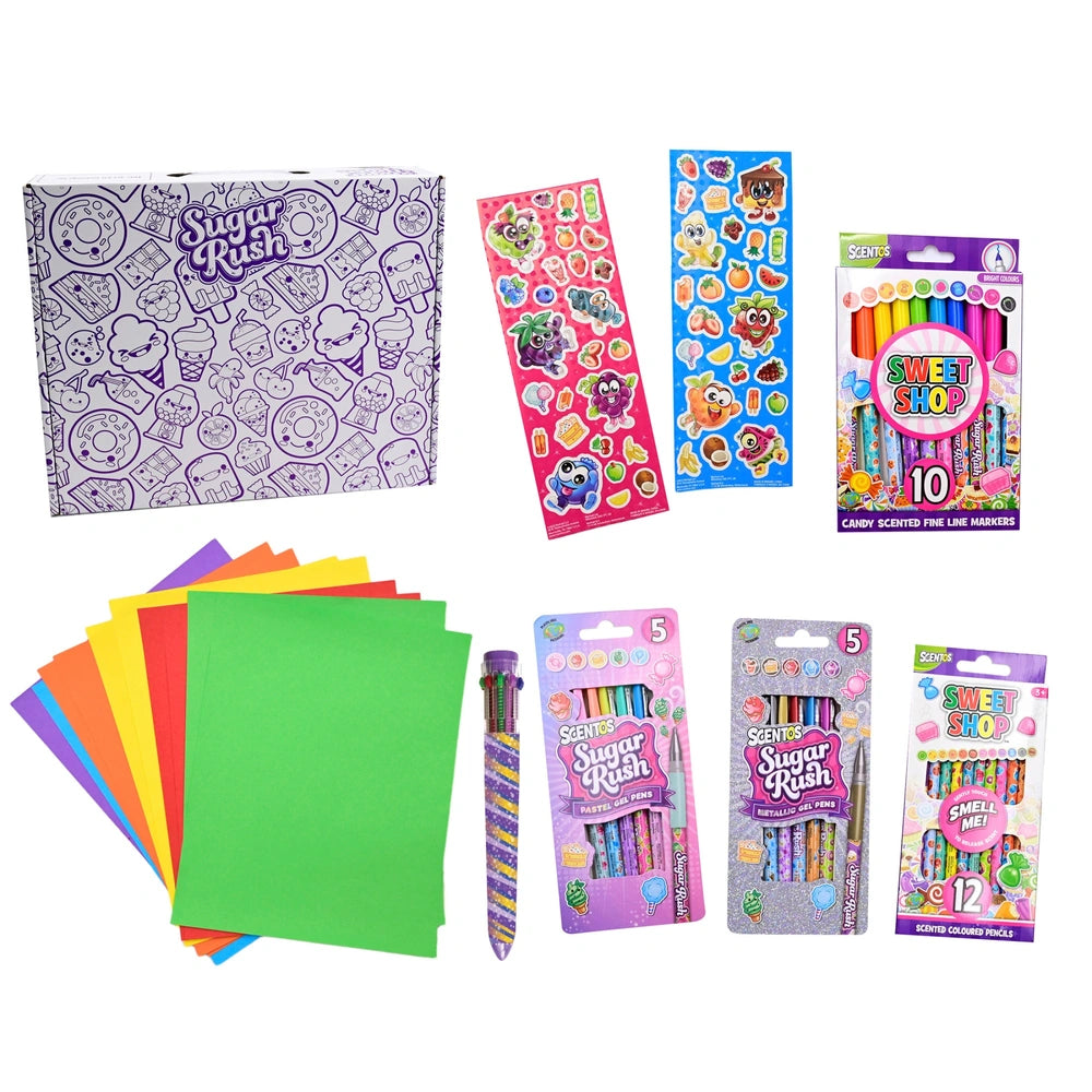 Scentos Sugar Rush Mega Colouring Set