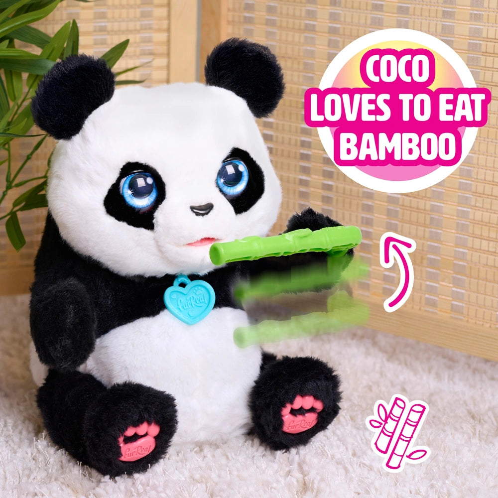 Furreal Plush Toy Interactive Pet Coco The Tumbling Panda