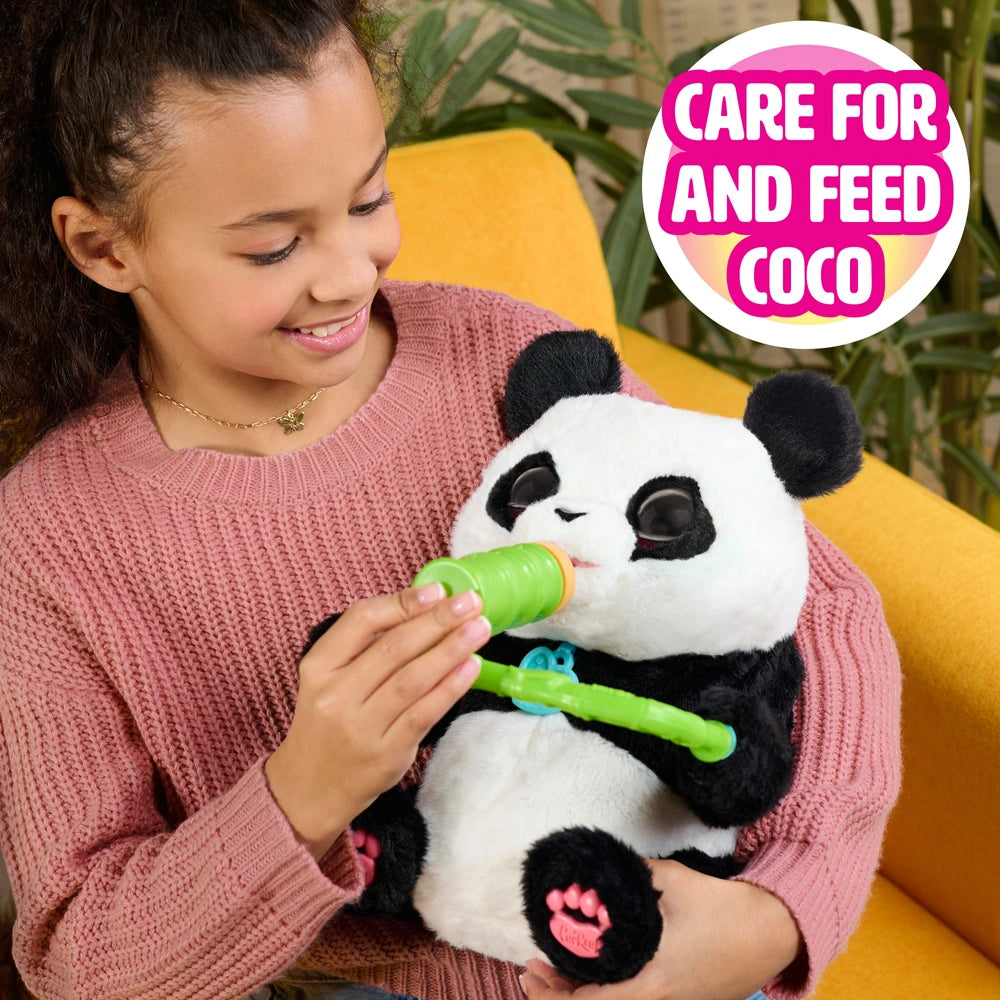 Furreal Plush Toy Interactive Pet Coco The Tumbling Panda