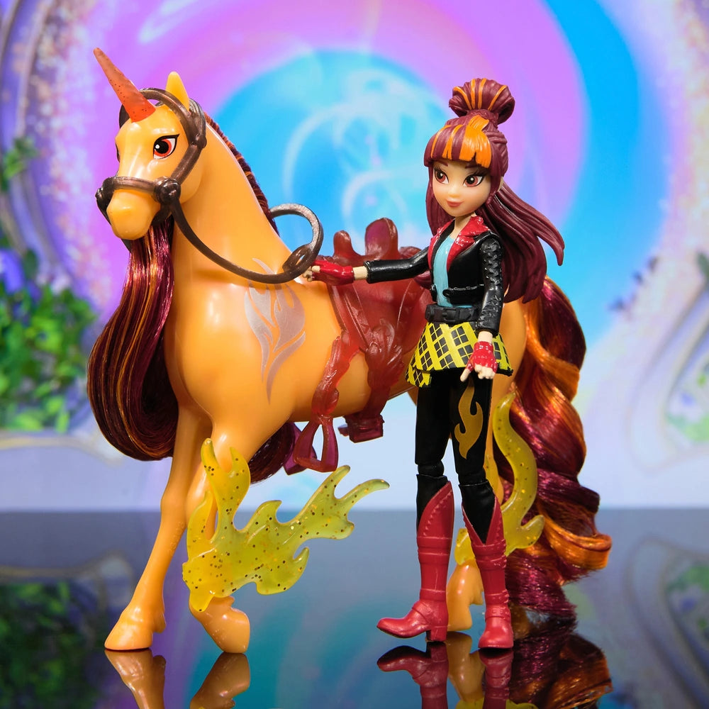 Unicorn Academy Doll Valentina & Cinder Set