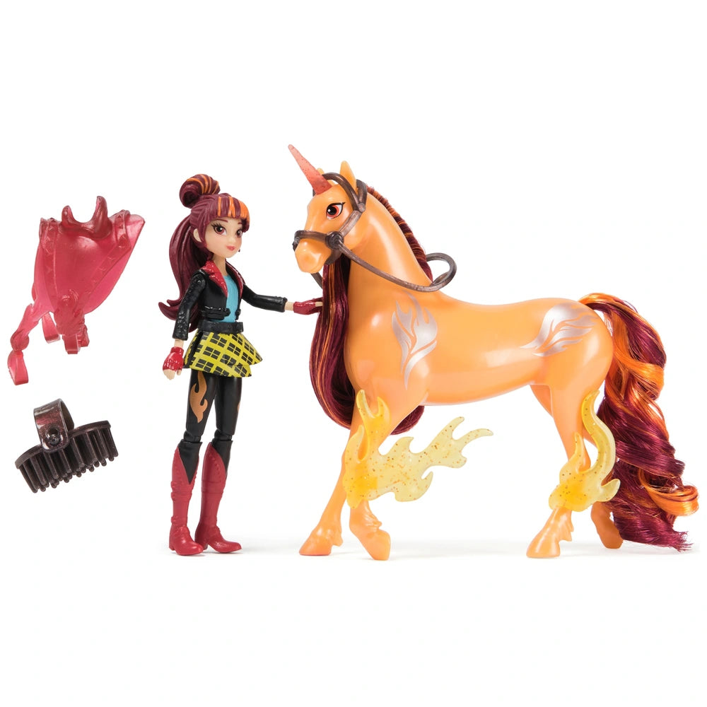 Unicorn Academy Doll Valentina & Cinder Set