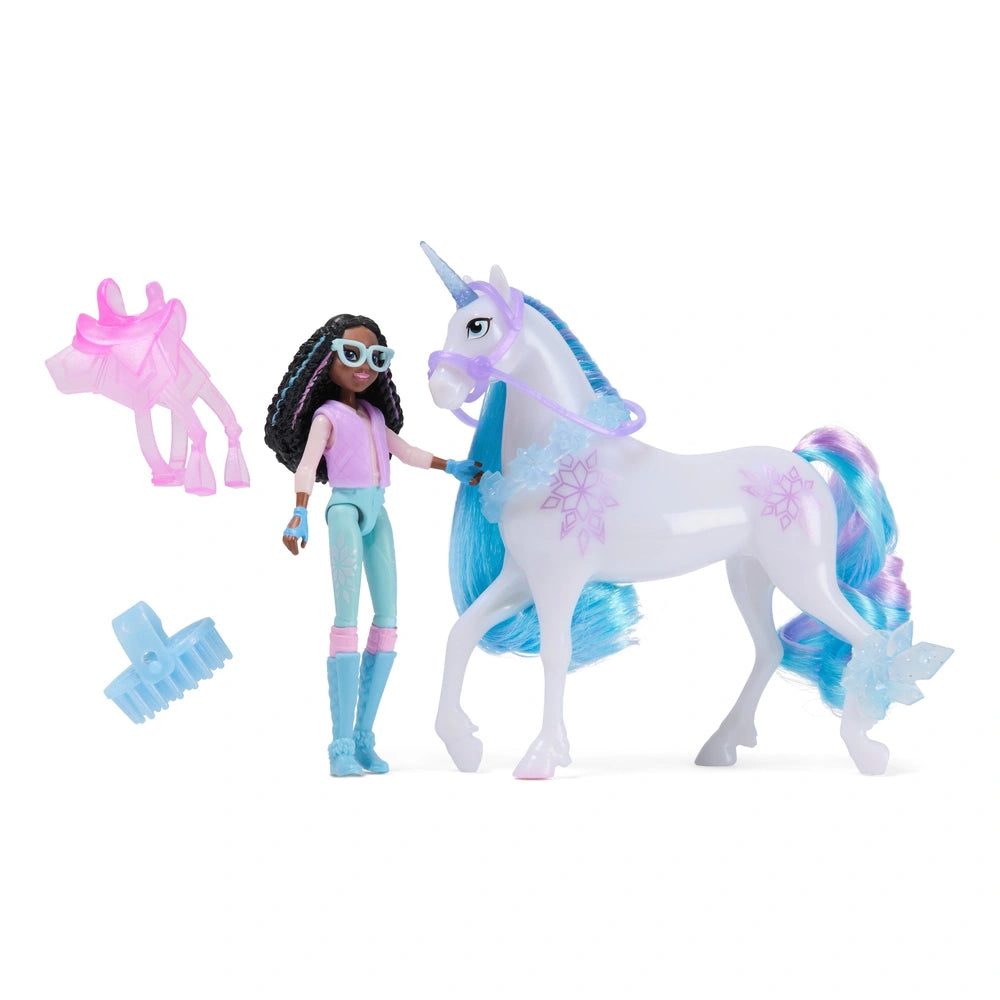 Unicorn Academy Doll Layla & Glacier Set
