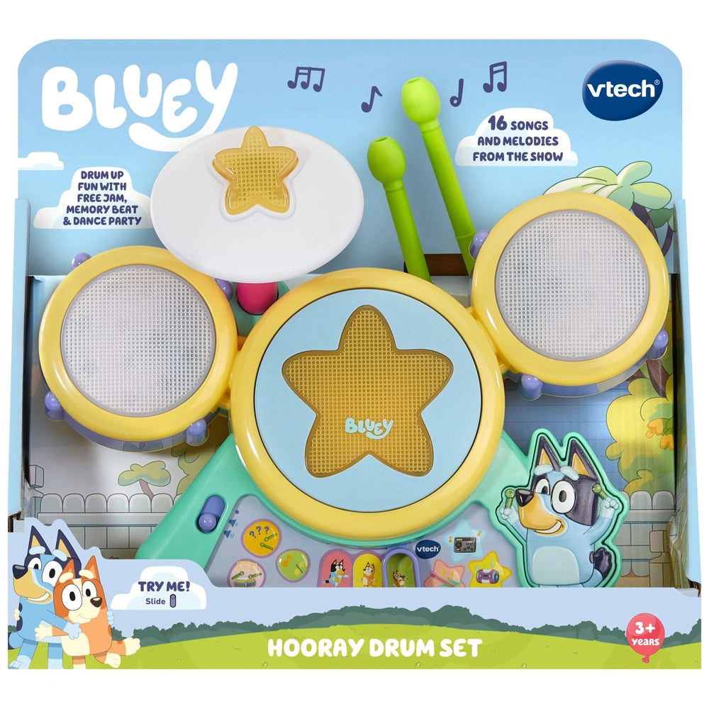 Vtech Bluey Hooray Drum Set