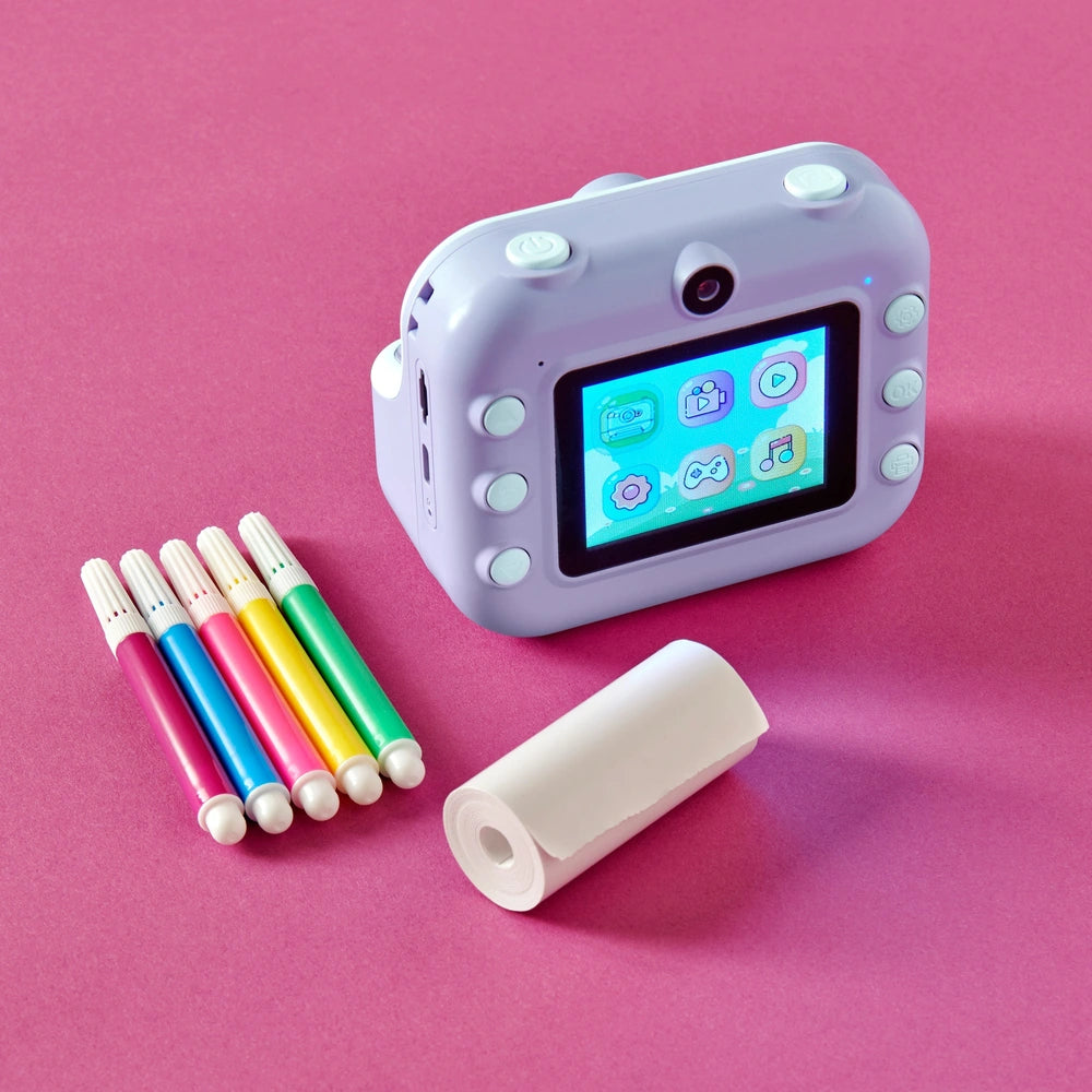 Instant Print Camera Purple