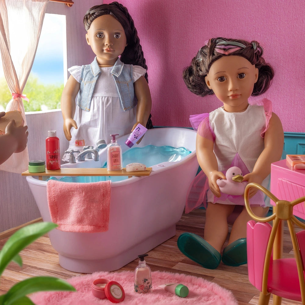 Our Generation Deluxe Bubble Bathtub Set