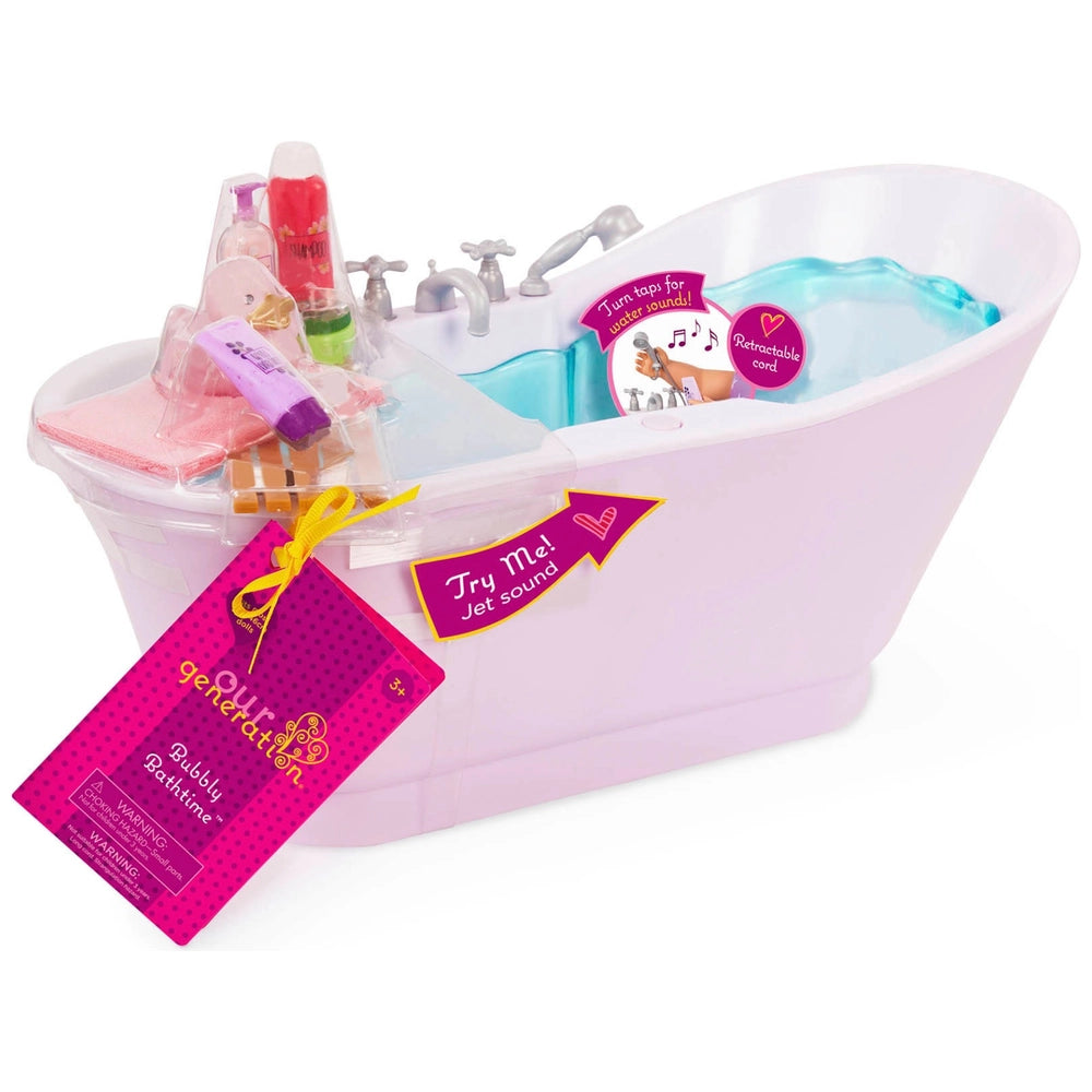 Our Generation Deluxe Bubble Bathtub Set