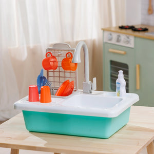 Kitchen Corner Play Kitchen Sink Wash-Up Playset