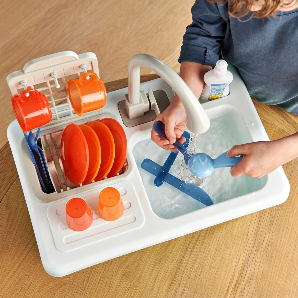 Kitchen Corner Play Kitchen Sink Wash-Up Playset