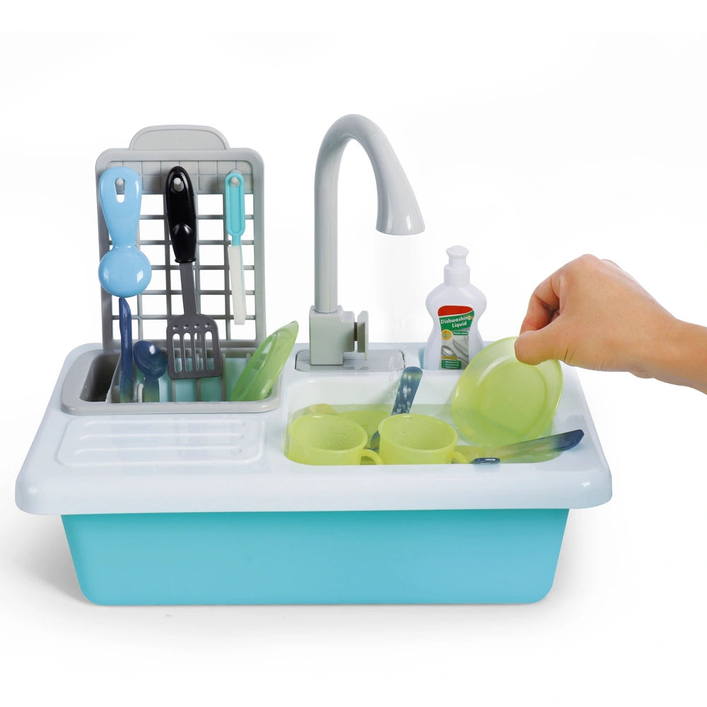 Kitchen Corner Play Kitchen Sink Wash-Up Playset