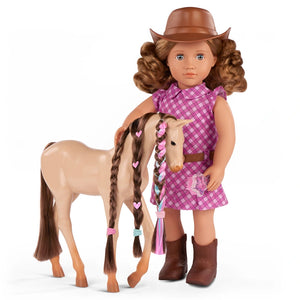 Our Generation Doll Callie With Pet Foal