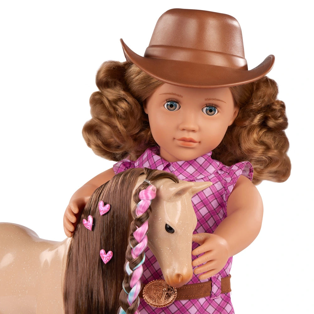 Our Generation Doll Callie With Pet Foal