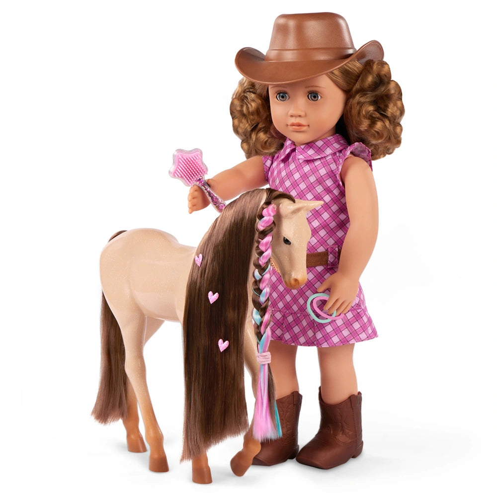 Our Generation Doll Callie With Pet Foal
