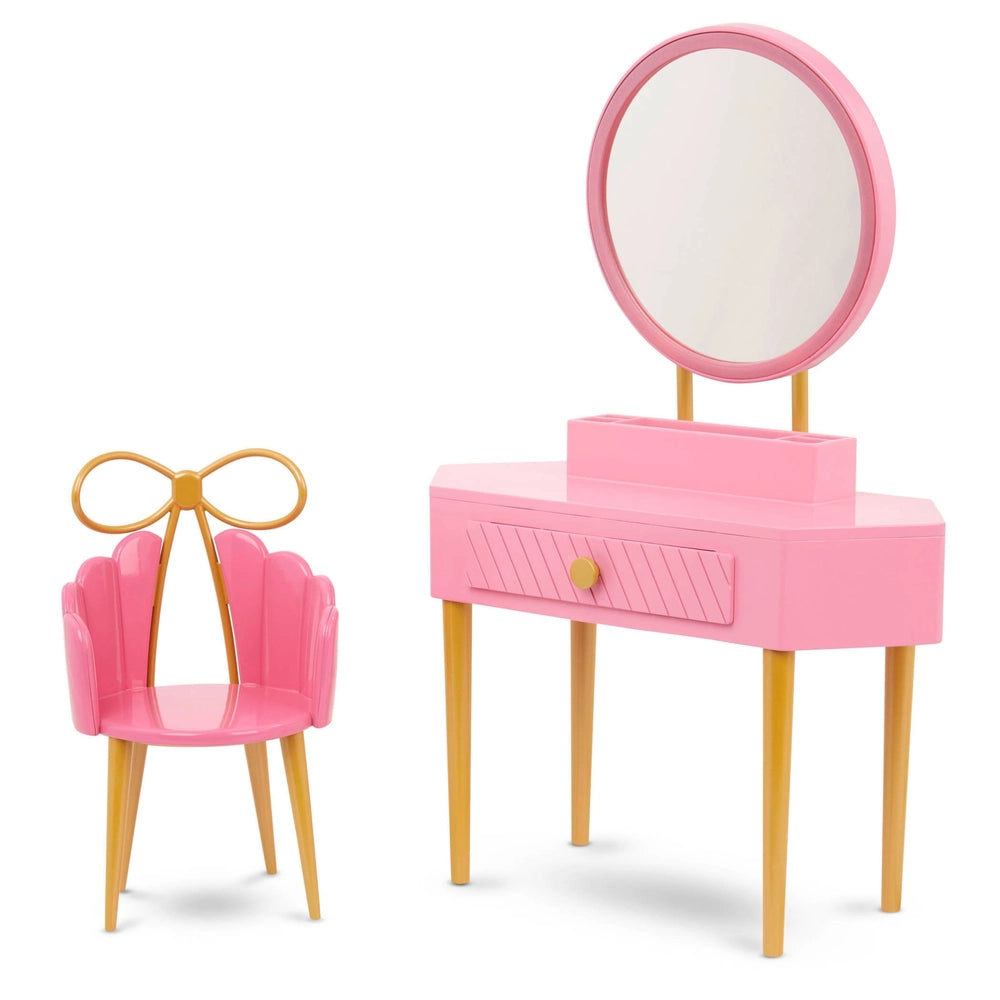 Our Generation Vanity Table And Chair With Accessories Fabulous Fun Playset