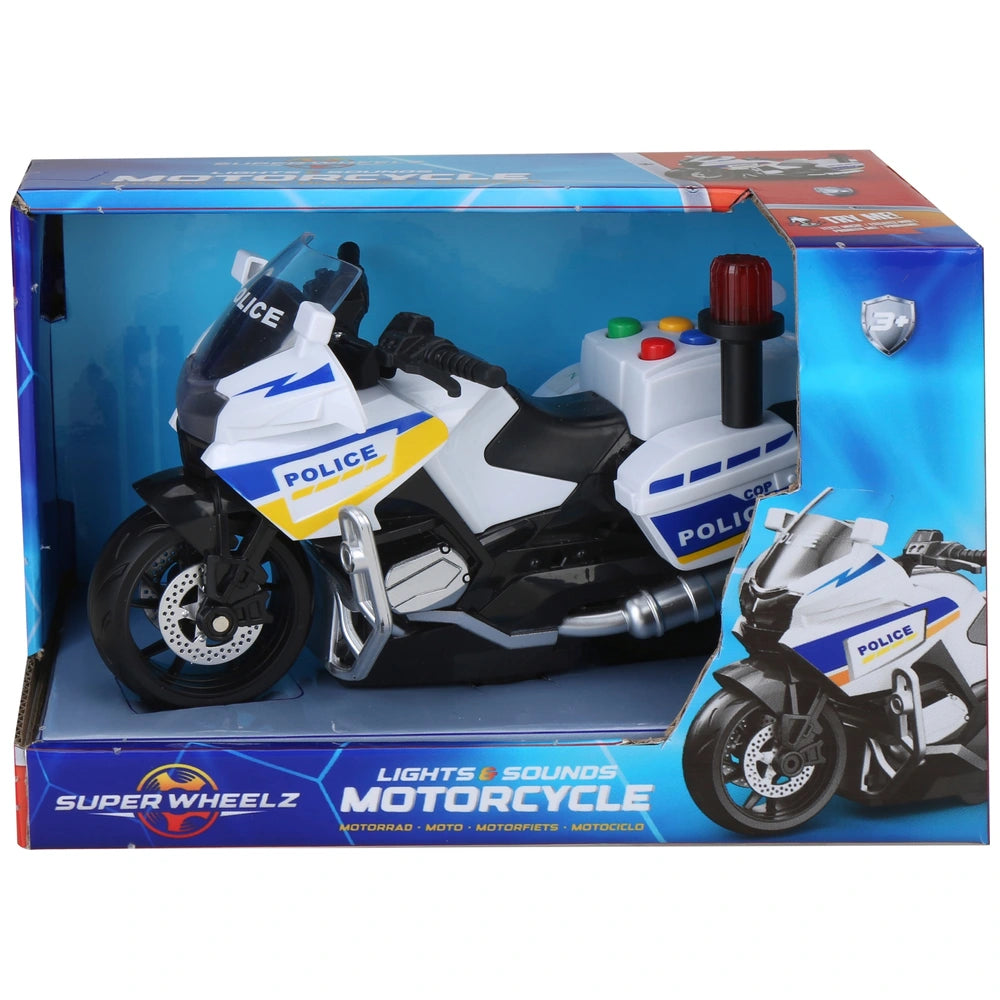 Police Motorcycle Toy With Lights And Sounds