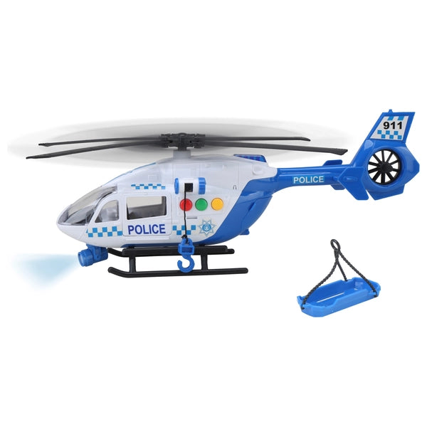 Super Wheelz Police Helicopter With Lights And Sounds