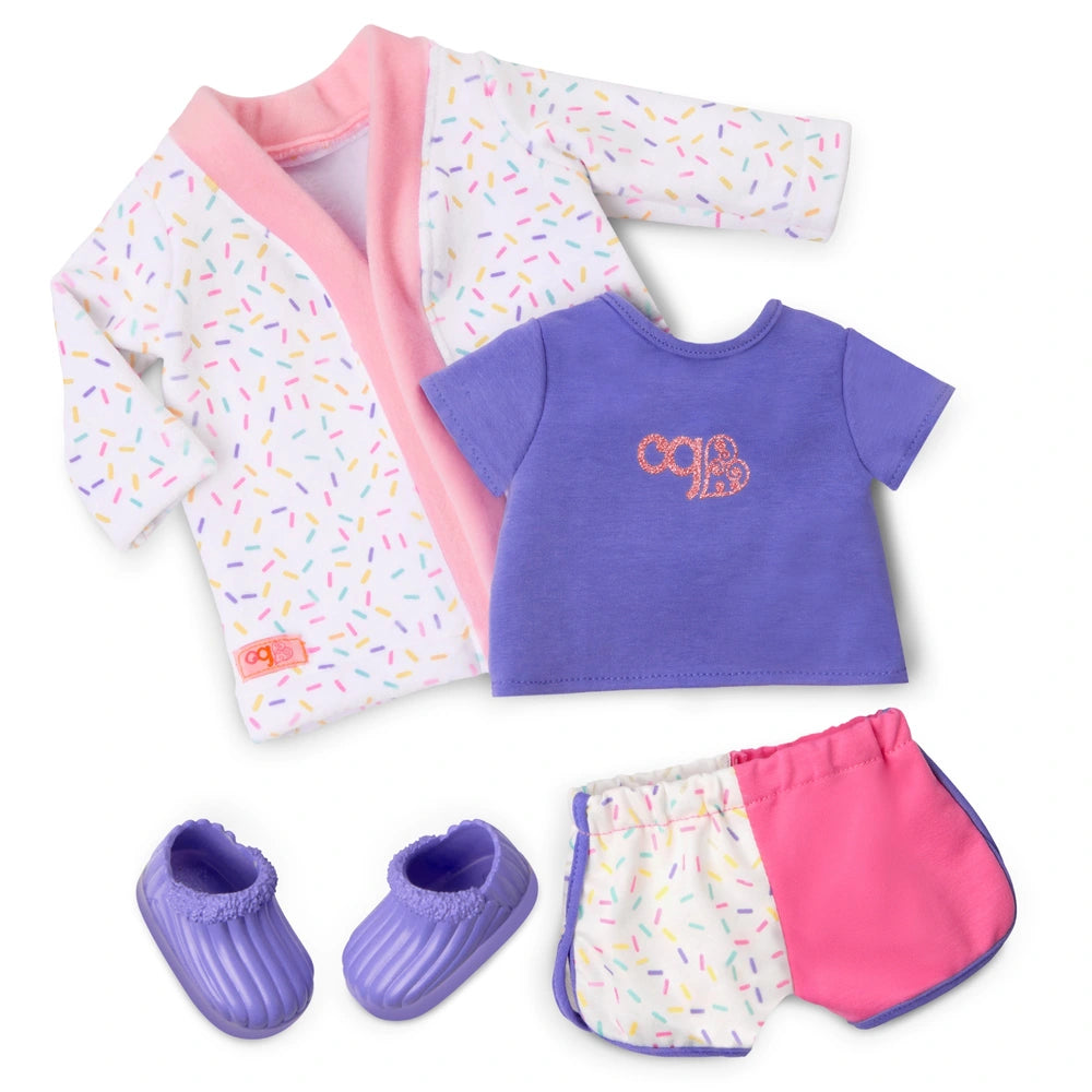 Our Generation Pajama Outfit With Sweet Tart Plush
