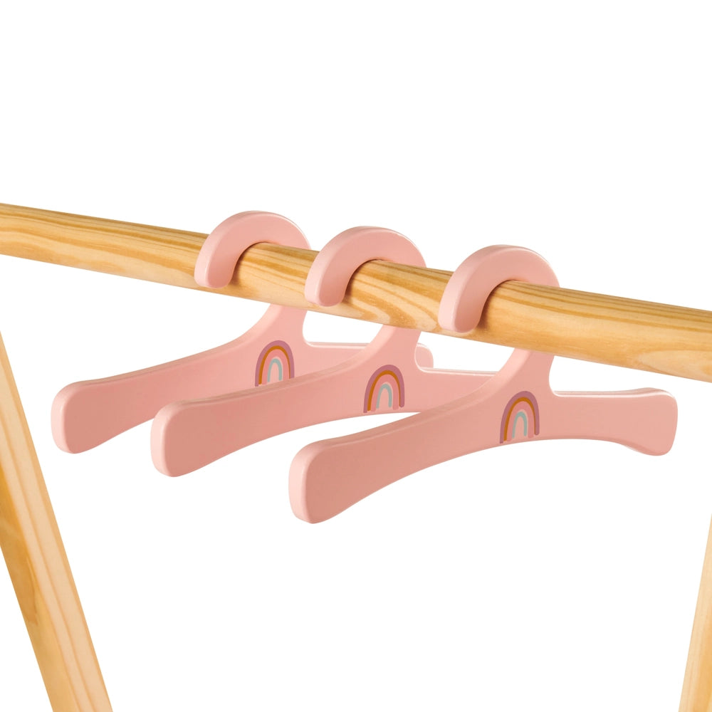 Ivy & Lily Doll Wooden Clothing Rail
