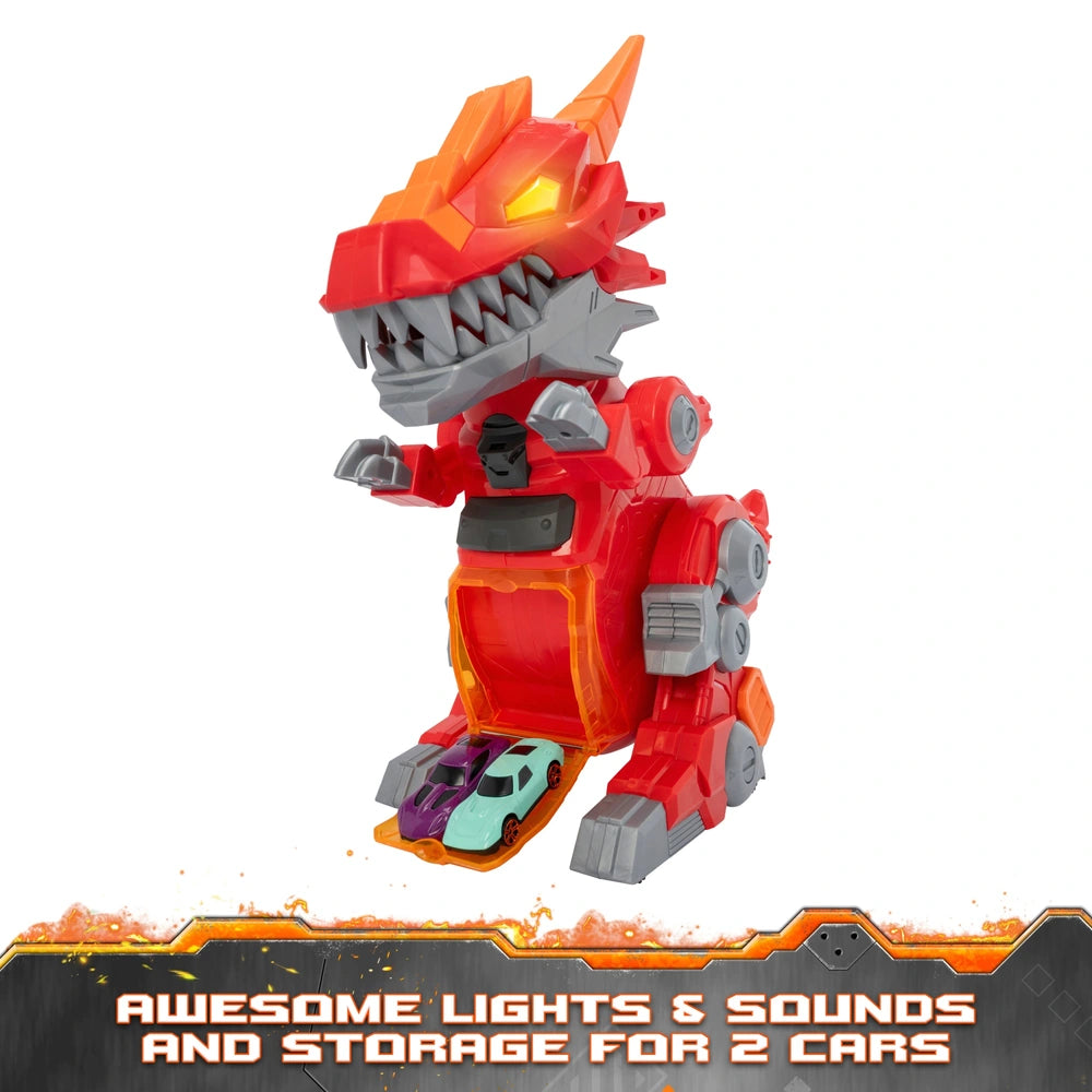 Teamsterz Robo Wreckerz Motorised Mega Beast With Street Machines Car